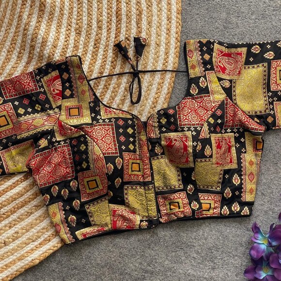 MULTI COLOR BLOUSE - Picture 6 of 16